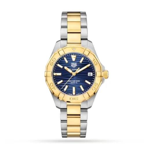 TAG Heuer Aquaracer Women Quartz Blue Bicoloured Watch WBD1325.BB0320