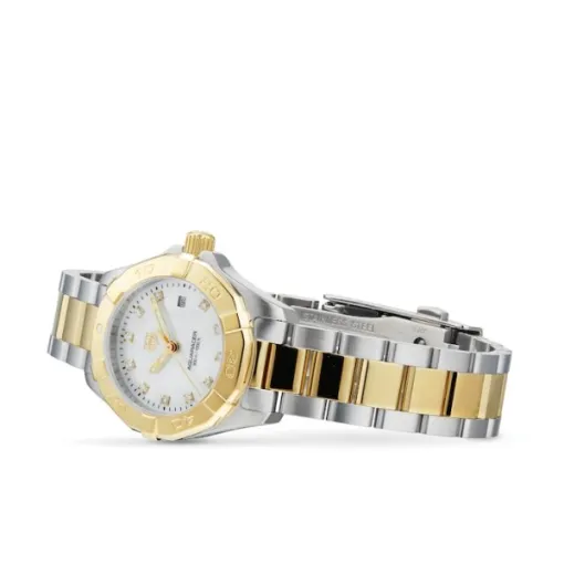 TAG Heuer Aquaracer Women Quartz Mother of Pearl Bicoloured Watch WBD1422.BB0321 - Photo 2