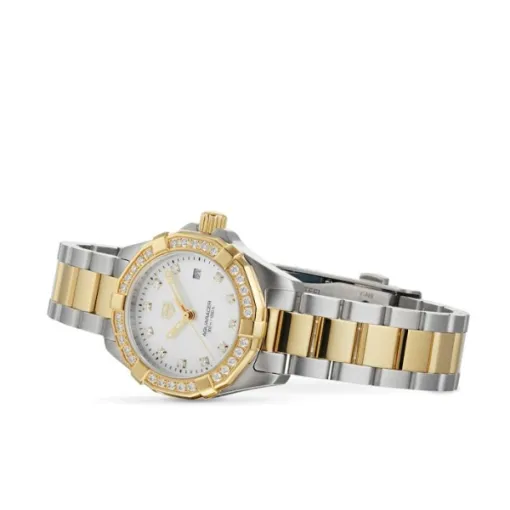 TAG Heuer Aquaracer Women Quartz Mother of Pearl Bicoloured Watch WBD1423.BB0321 - Photo 2