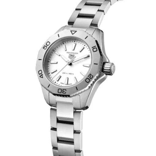 TAG Heuer Aquaracer Women Quartz Silver Stainless Steel Watch WBP1411.BA0622 - Photo 2