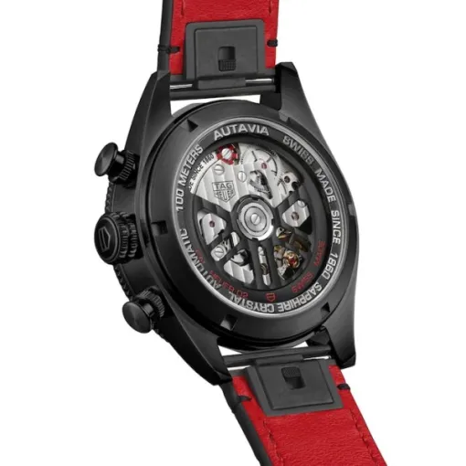 TAG Heuer Autavia Men Automatic Black Alligator Watch CBE511C.FC8280 photo 4