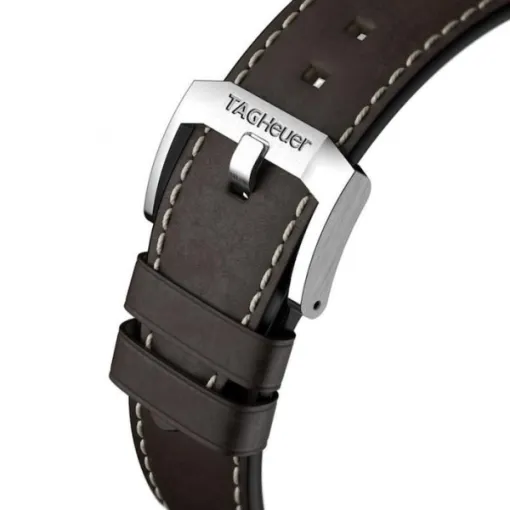 TAG Heuer Autavia Men Automatic Black Leather Watch WBE5114.FC8266 photo 3