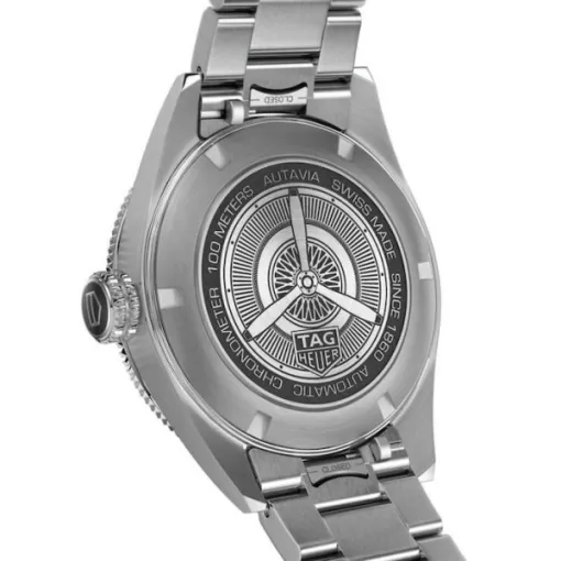 TAG Heuer Autavia Men Automatic Black Stainless Steel Watch WBE5114.EB0173 - Photo 3