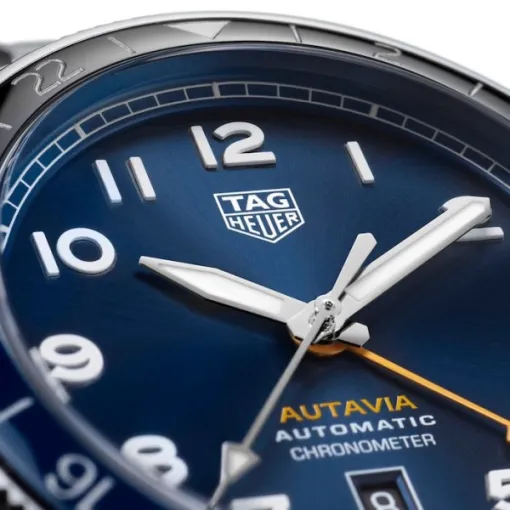 TAG Heuer Autavia Men Automatic Blue Stainless Steel Watch WBE511A.BA0650 photo 4