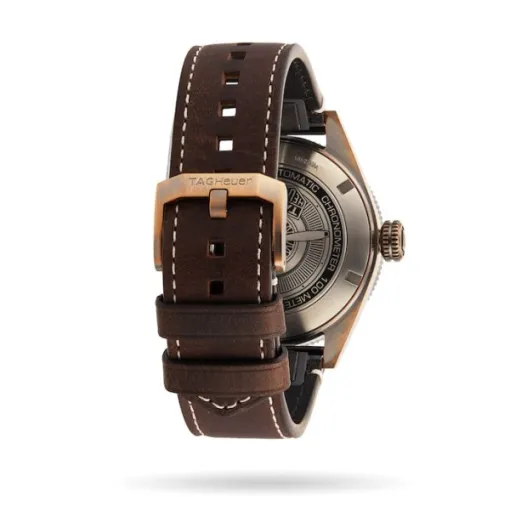 TAG Heuer Autavia Men Automatic Brown Leather Watch WBE5191.FC8276 photo 4