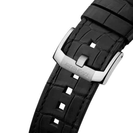 TAG Heuer Autavia Men Automatic Silver Alligator Watch CBE511B.FC8279 - Photo 4