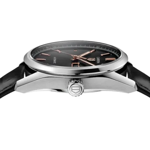 TAG Heuer Carrera Men Automatic Black Alligator Watch WBN2013.FC6503 photo 3