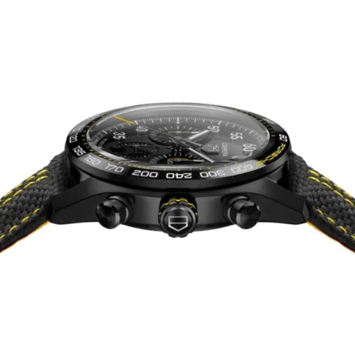 TAG Heuer Carrera Men Automatic Black Leather Watch CBN2A1H.FC6512 photo 5