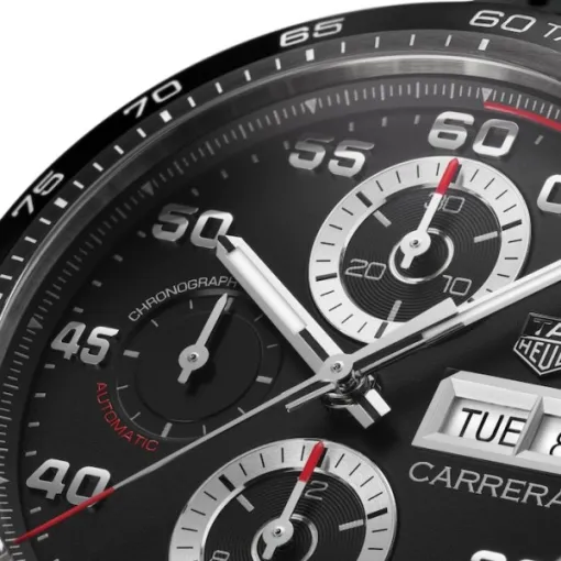 TAG Heuer Carrera Men Automatic Black Rubber Watch CBN2A1AA.FT6228 photo 2