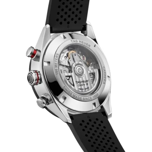 TAG Heuer Carrera Men Automatic Black Rubber Watch CBN2A1AA.FT6228 photo 3
