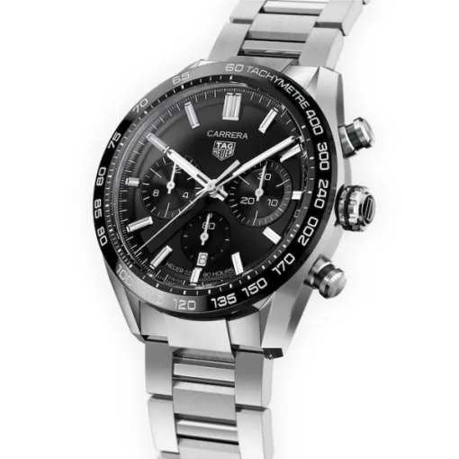 TAG Heuer Carrera Men Automatic Black Stainless Steel Watch CBN2A1B.BA0643 photo 2
