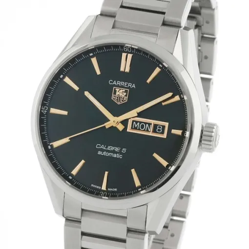 TAG Heuer Carrera Men Automatic Black Stainless Steel Watch WAR201C.BA0723 photo 3