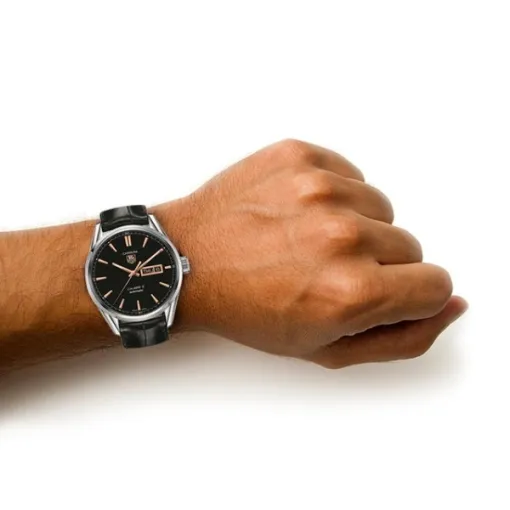 TAG Heuer Carrera Men Automatic Black Stainless Steel Watch WAR201C.FC6266 photo 2