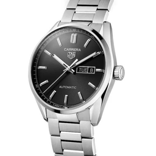 TAG Heuer Carrera Men Automatic Black Stainless Steel Watch WBN2010.BA0640 - Photo 2