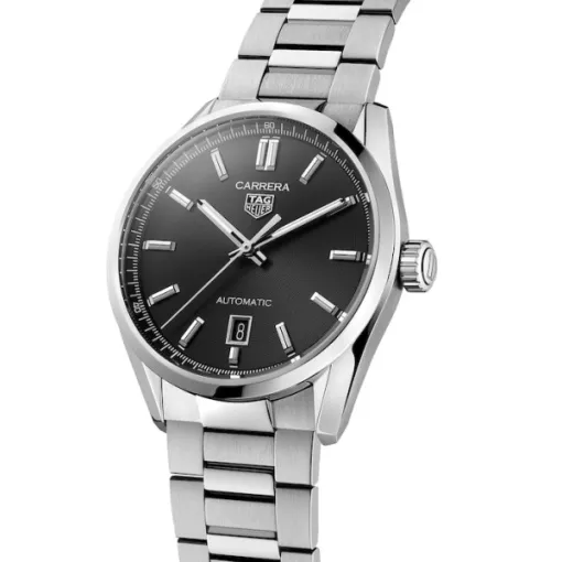 TAG Heuer Carrera Men Automatic Black Stainless Steel Watch WBN2110.BA0639 - Photo 2