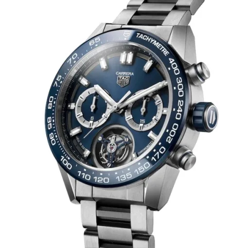 TAG Heuer Carrera Men Automatic Blue Stainless Steel Watch CAR5A8C.BF0707 photo 2