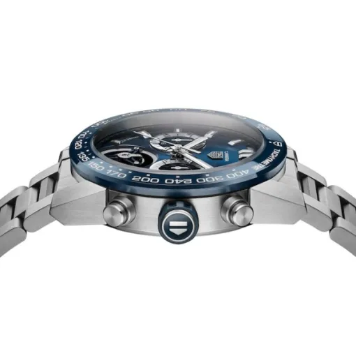 TAG Heuer Carrera Men Automatic Blue Stainless Steel Watch CAR5A8C.BF0707 photo 3