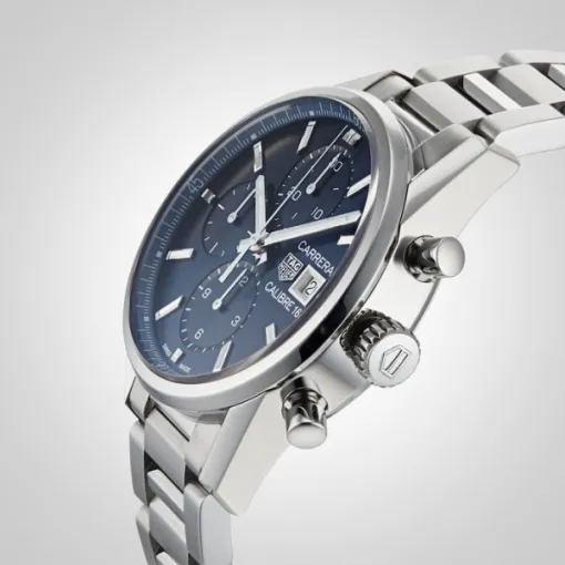TAG Heuer Carrera Men Automatic Blue Stainless Steel Watch CBK2112.BA0715