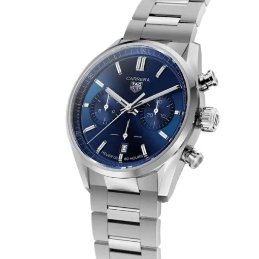 TAG Heuer Carrera Men Automatic Blue Stainless Steel Watch CBN2011.BA0642 - Photo 2