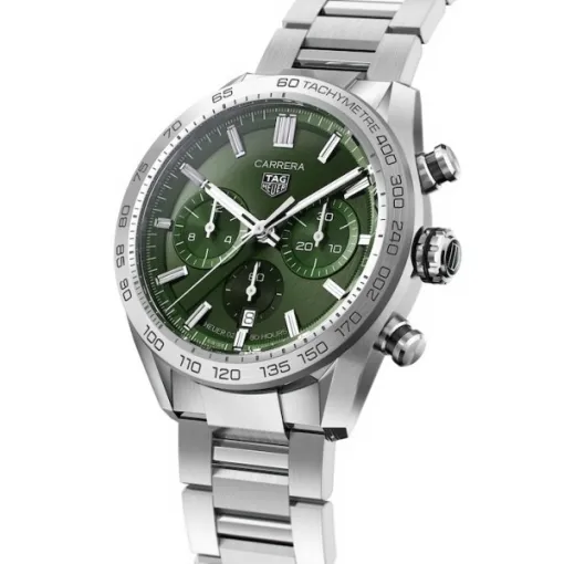TAG Heuer Carrera Men Automatic Green Stainless Steel Watch CBN2A10.BA0643 photo 2