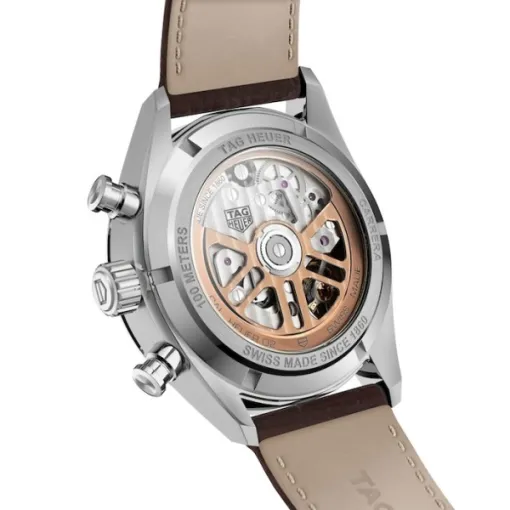 TAG Heuer Carrera Men Automatic Grey Alligator Watch CBN2012.FC6483 - Photo 4