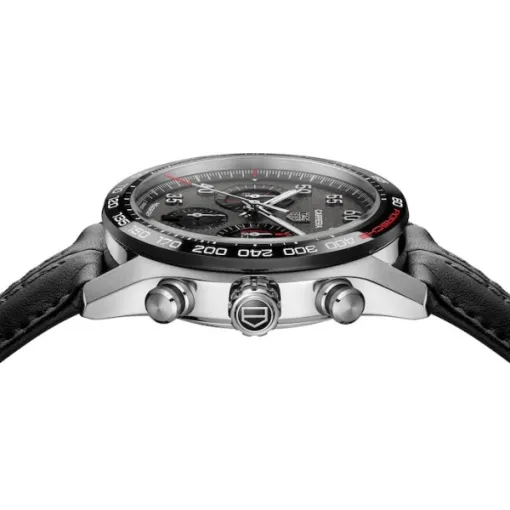 TAG Heuer Carrera Men Automatic Grey Leather Watch CBN2A1F.FC6492 photo 3