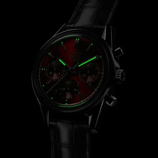 TAG Heuer Carrera Men Automatic Red Stainless Steel Watch CBK221G.FC6479 photo 5