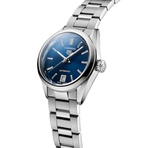 TAG Heuer Carrera Women Automatic Blue Stainless Steel Watch WBN2411.BA0621 - Photo 2