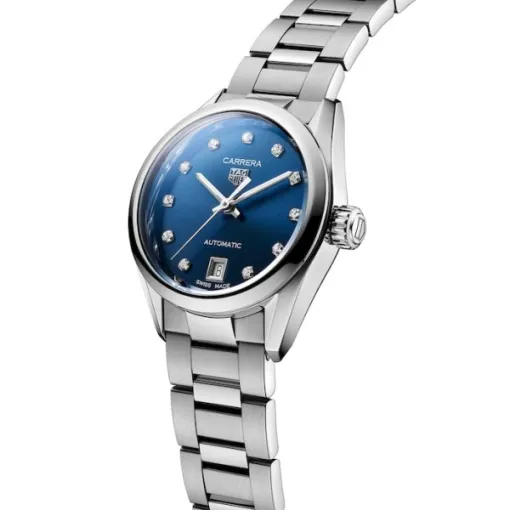 TAG Heuer Carrera Women Automatic Blue Stainless Steel Watch WBN2413.BA0621 - Photo 2