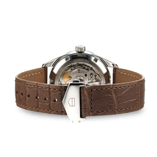 TAG Heuer Carrera Women Automatic Mother of Pearl Leather Watch WBK2311.FC8258 - Photo 3