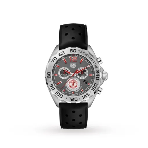 TAG Heuer Formula 1 Men Quartz Silver Rubber Watch CAZ101M.FT8024