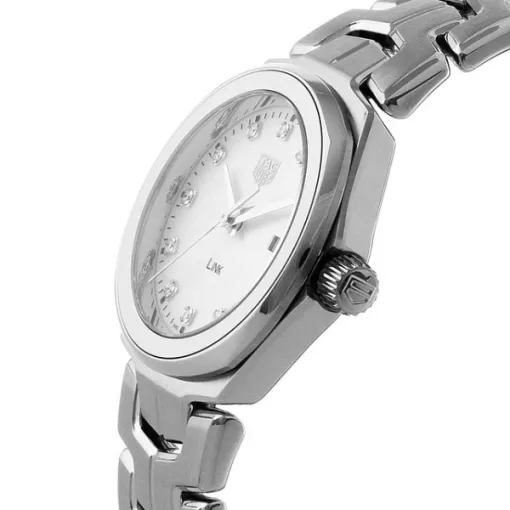 TAG Heuer Link Women Quartz Mother of Pearl Stainless Steel Watch WBC1312.BA0600 - Photo 2