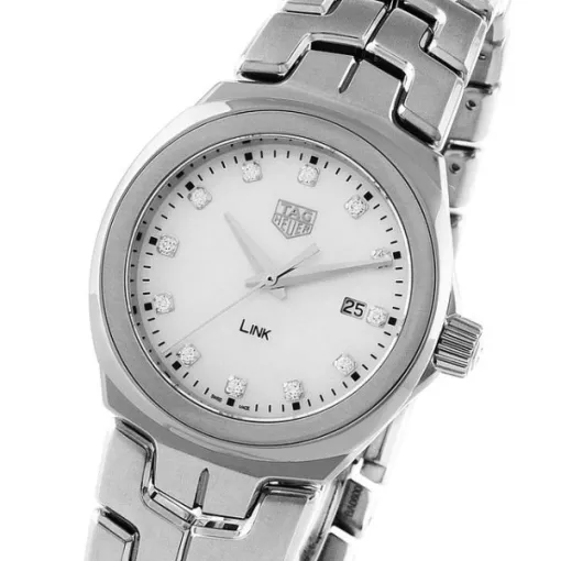 TAG Heuer Link Women Quartz Mother of Pearl Stainless Steel Watch WBC1312.BA0600 - Photo 3