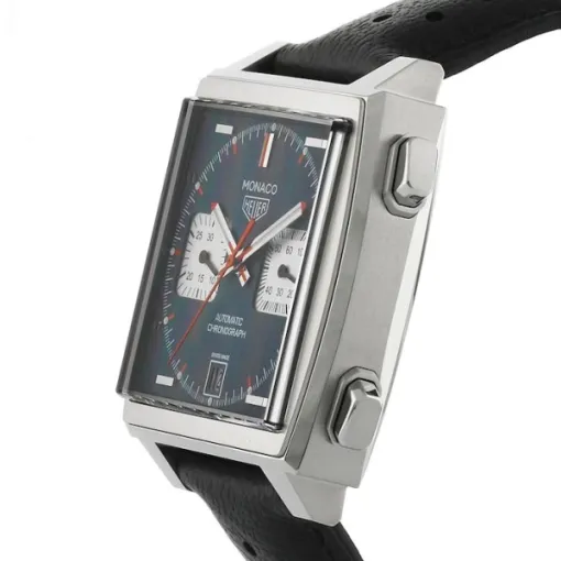 TAG Heuer Monaco Men Automatic Blue Leather Watch CAW211P.FC6356 photo 3
