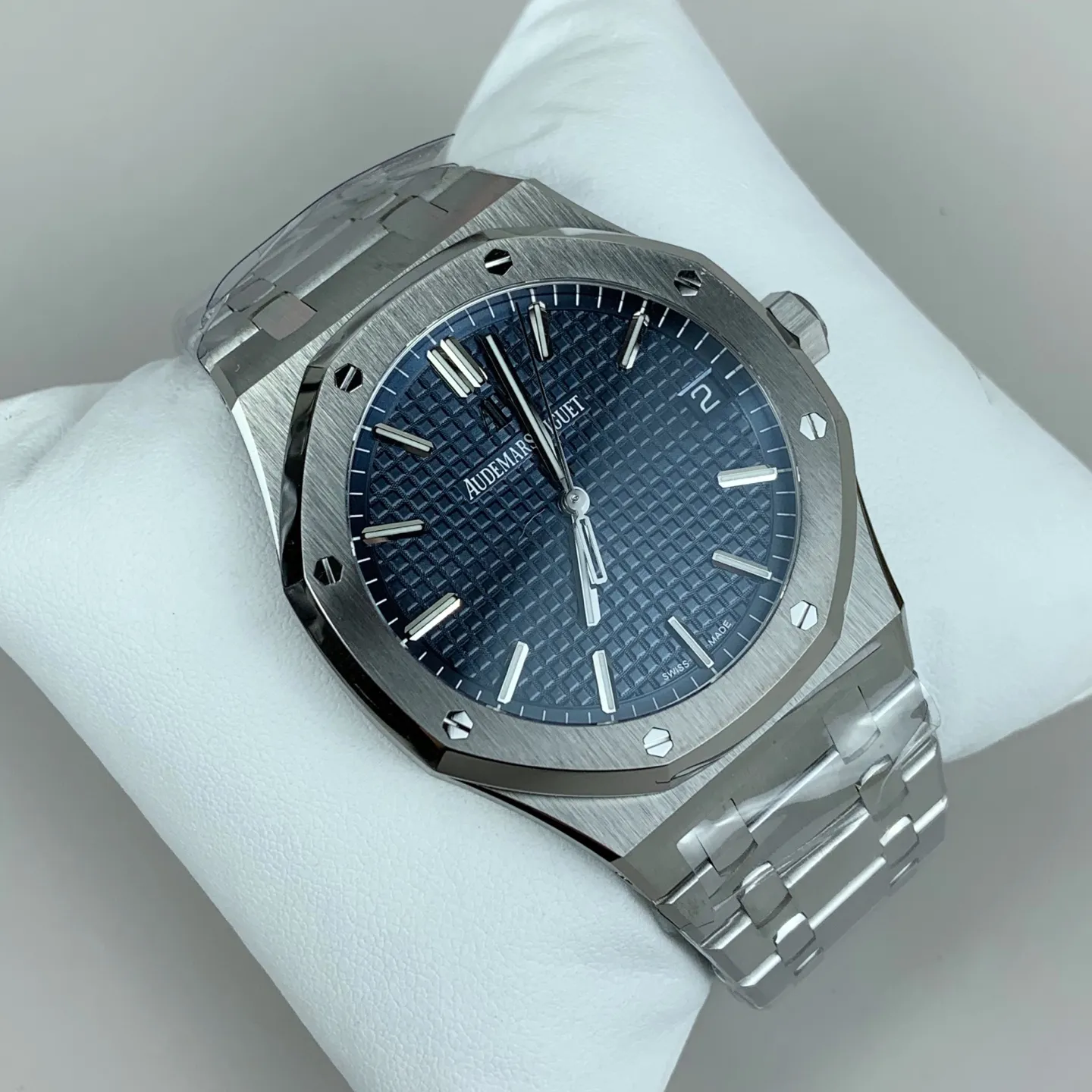 VS Factory Audemars Piguet Royal Oak 41mm Blue Dial (15500ST) 1:1 Super Clone – DD4302 Movement - VS Factory Official photo 3
