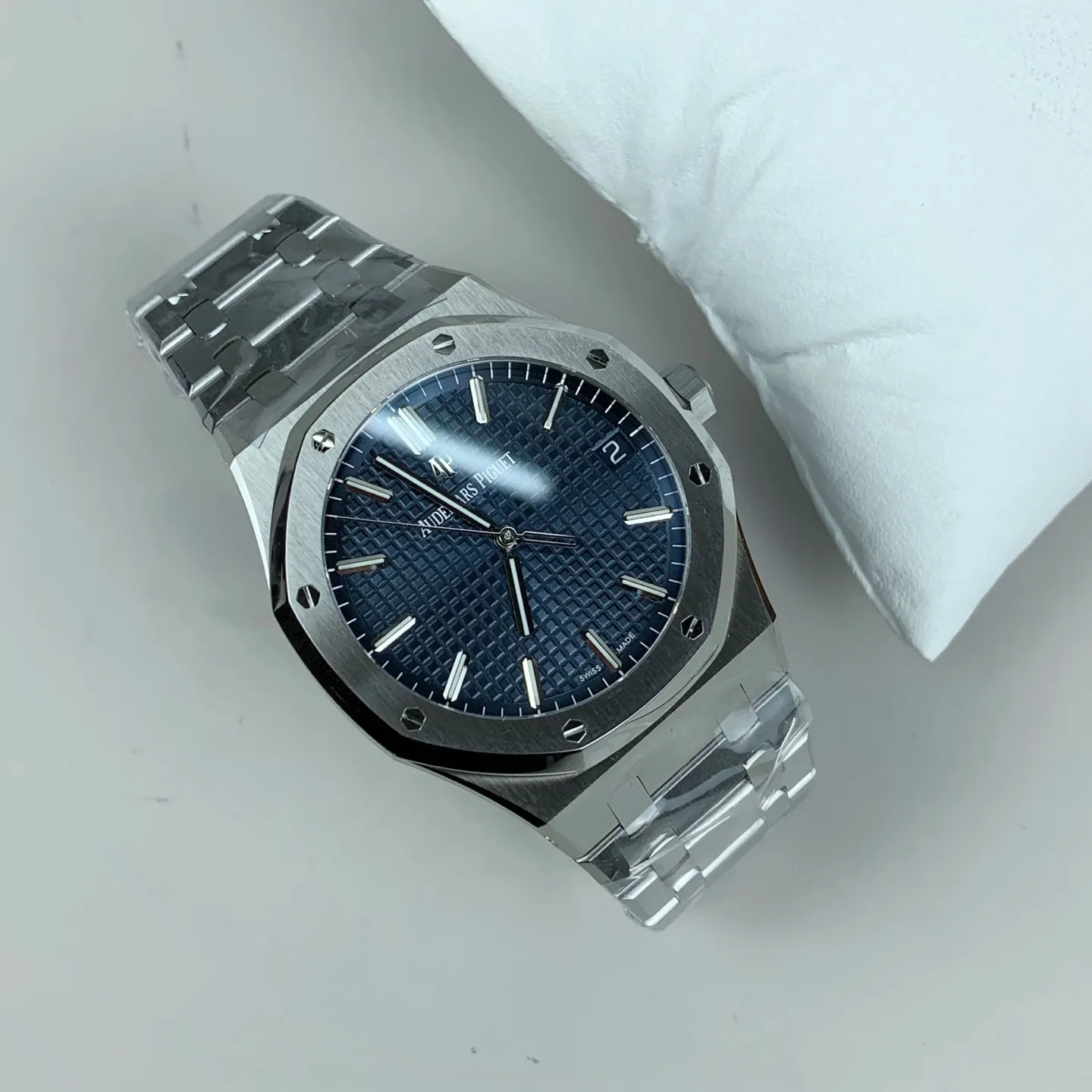 VS Factory Audemars Piguet Royal Oak 41mm Blue Dial (15500ST) 1:1 Super Clone – DD4302 Movement - VS Factory Official photo 5