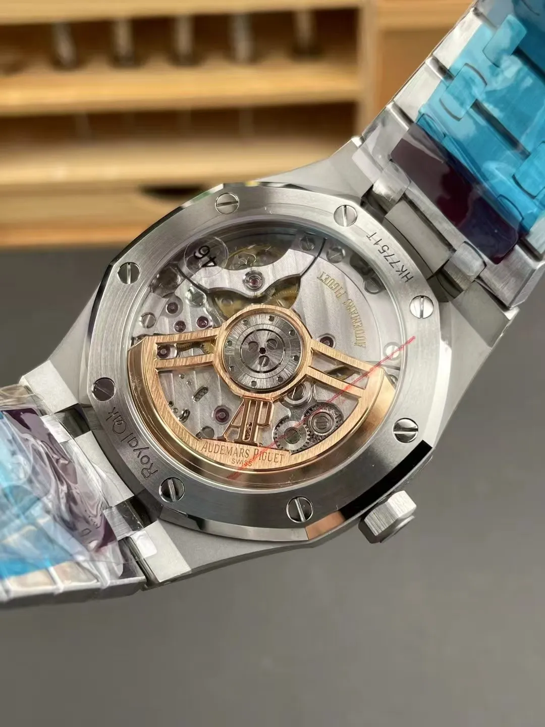 VS Factory Audemars Piguet Royal Oak 41mm Blue Dial (15510ST) 1:1 Super Clone – DD4302 Movement - VS Factory Official photo 5
