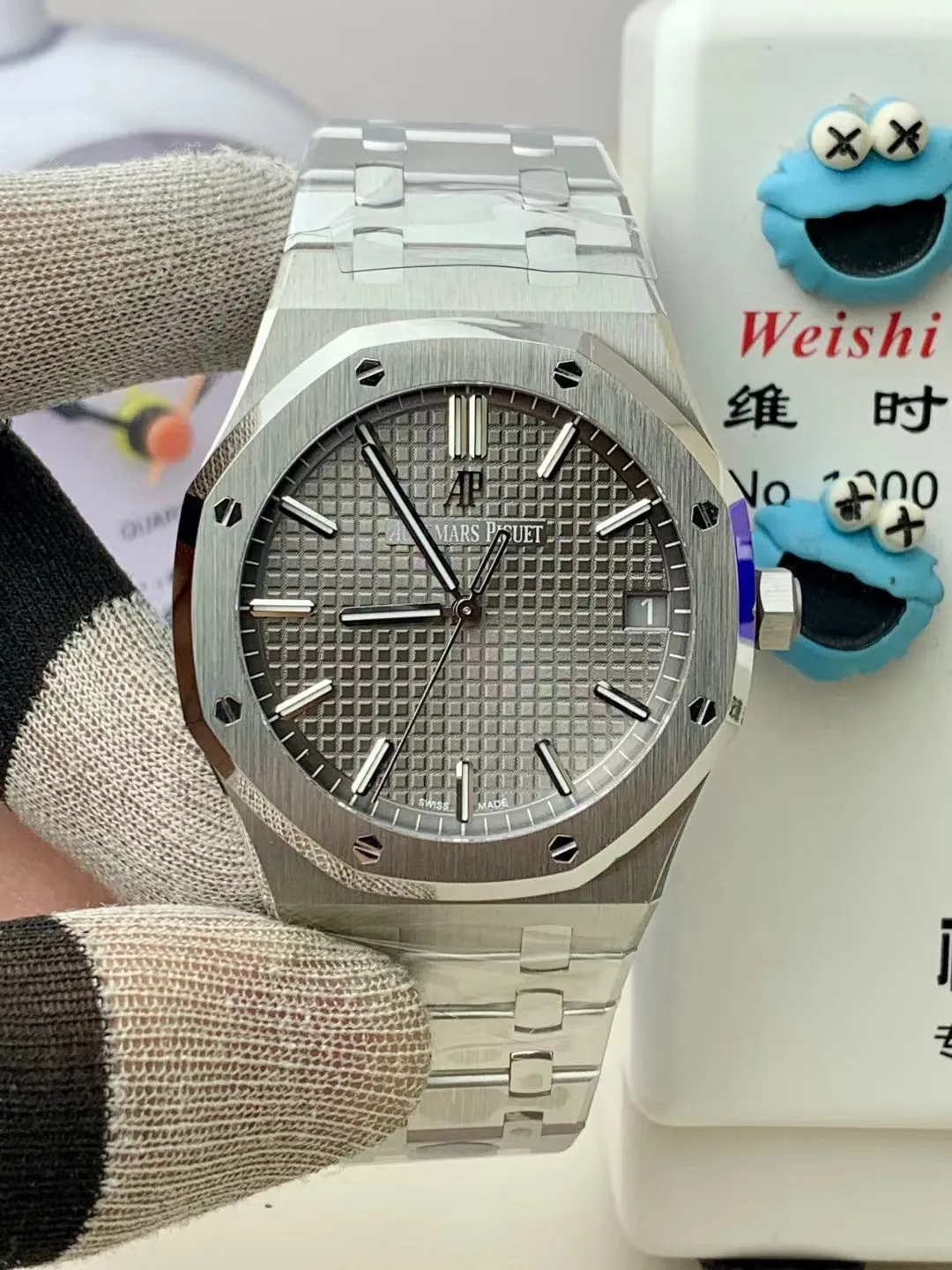 VS Factory Audemars Piguet Royal Oak 41mm Grey Dial (15500ST) 1:1 Super Clone – DD4302 Movement - VS Factory Official