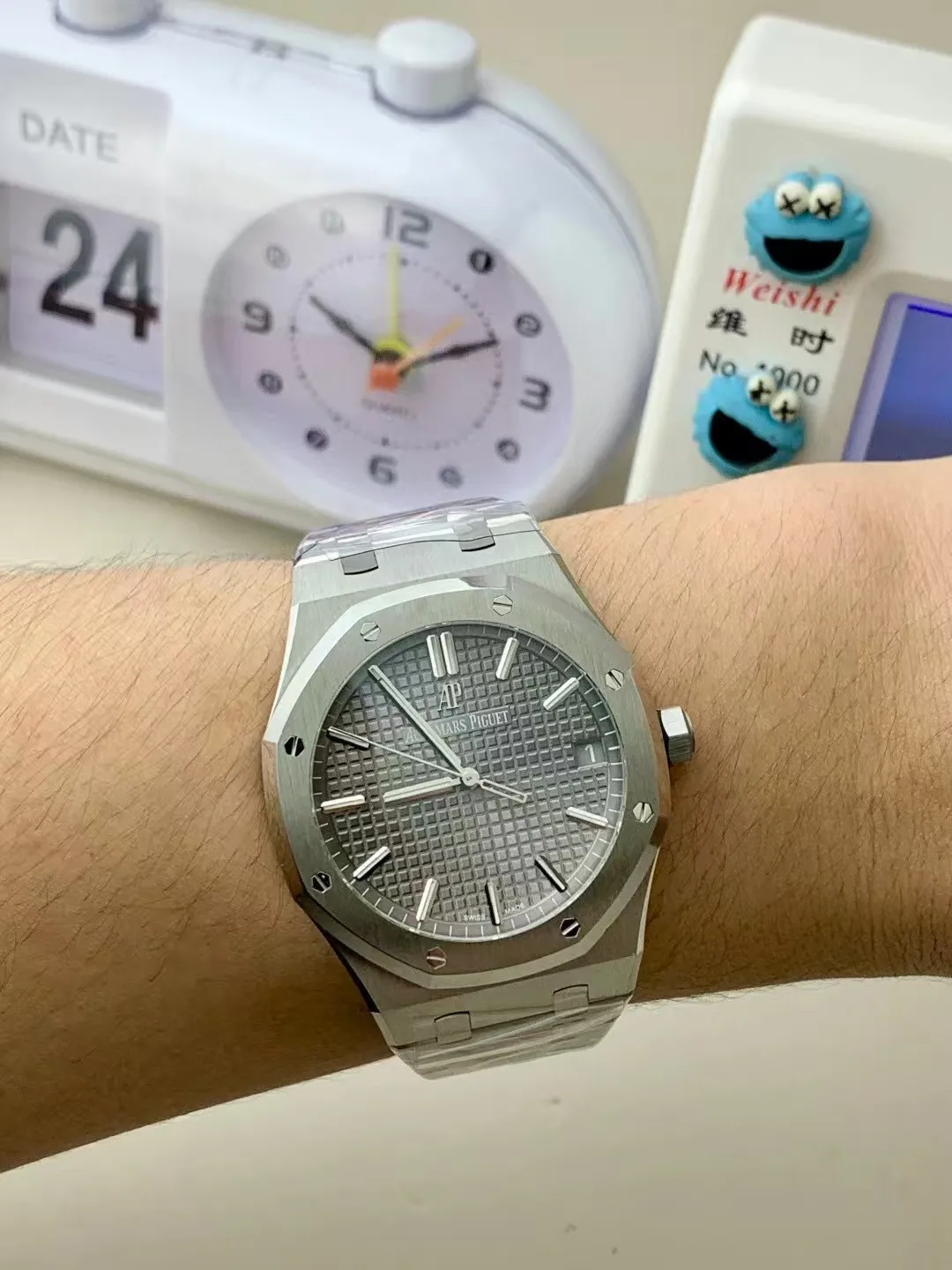 VS Factory Audemars Piguet Royal Oak 41mm Grey Dial (15500ST) 1:1 Super Clone – DD4302 Movement - VS Factory Official photo 4