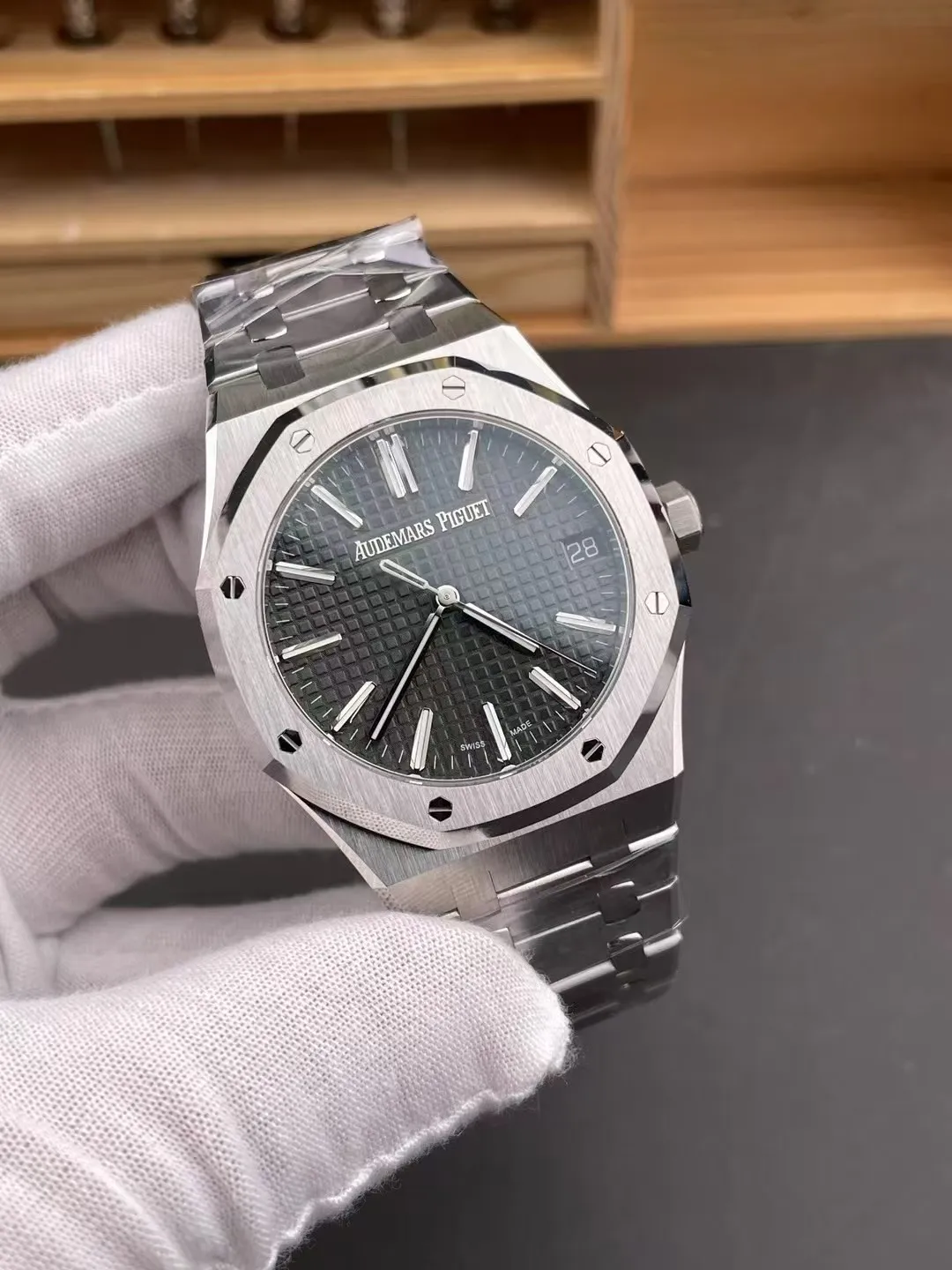 VS Factory Audemars Piguet Royal Oak 41mm Grey Dial (15510ST) 1:1 Super Clone – DD4302 Movementt - VS Factory Official photo 3