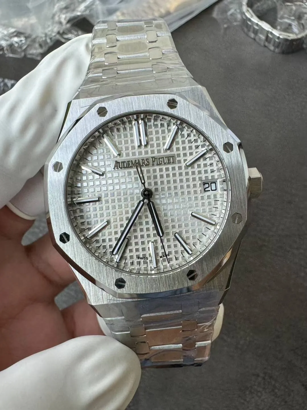 VS Factory Audemars Piguet Royal Oak 41mm Silver Dial (15510ST) 1:1 Super Clone – DD4302 Movement - VS Factory Official