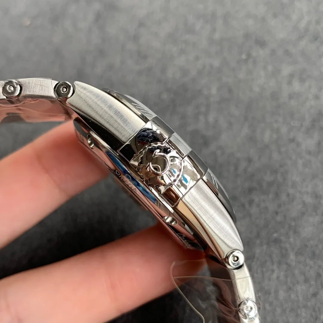 VS Factory Omega Constellation 38mm Black Sunburst Dial Steel Bezel Stainless Steel Bracelet (123.10.38.21.01.001) 1:1 Super Clone - DD8500 Movement - VS Factory Official photo 6