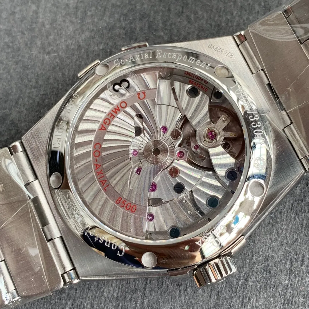 VS Factory Omega Constellation 38mm Black Sunburst Dial Steel Bezel Stainless Steel Bracelet (123.10.38.21.01.001) 1:1 Super Clone - DD8500 Movement - VS Factory Official photo 8