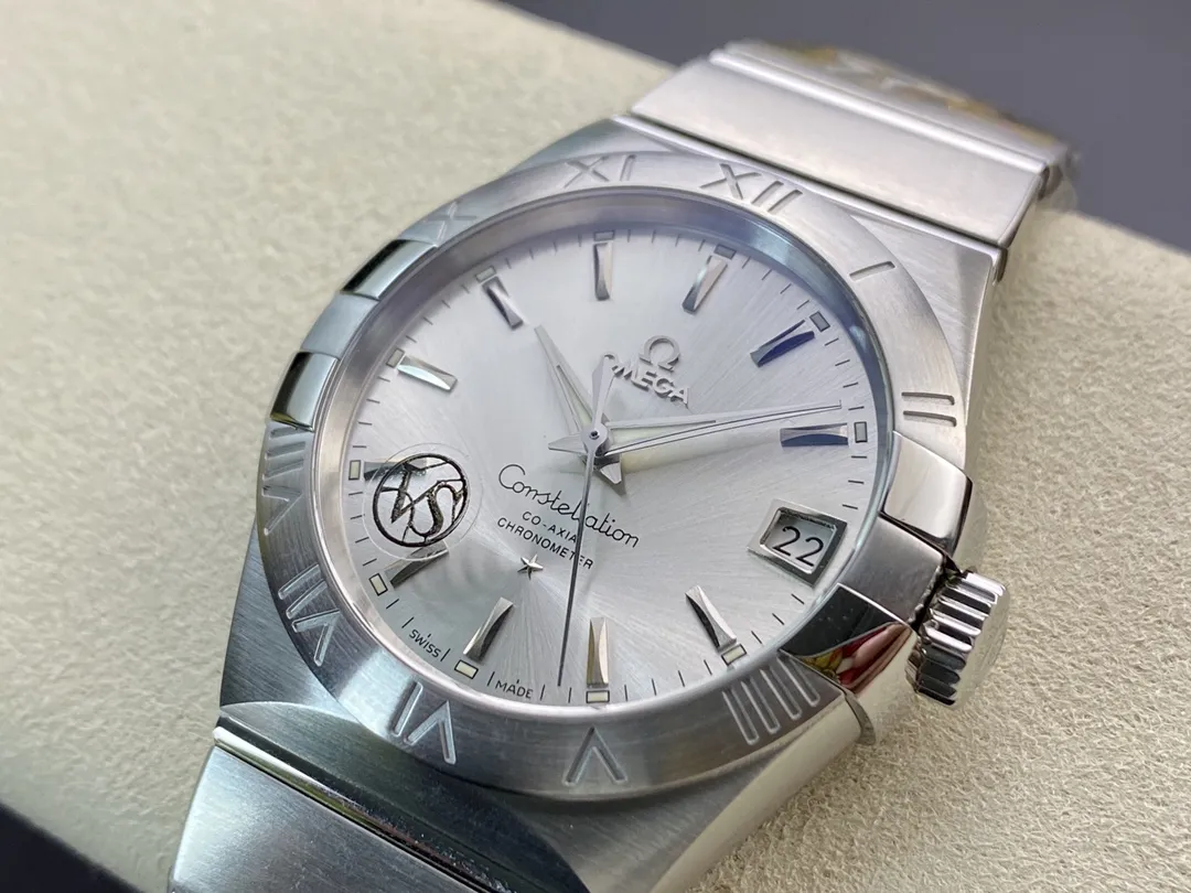 VS Factory Omega Constellation 38mm Steel Silver Dial (123.10.38.21.02.001) 1:1 Super Clone - DD8500 Movement - VS Factory Official photo 3