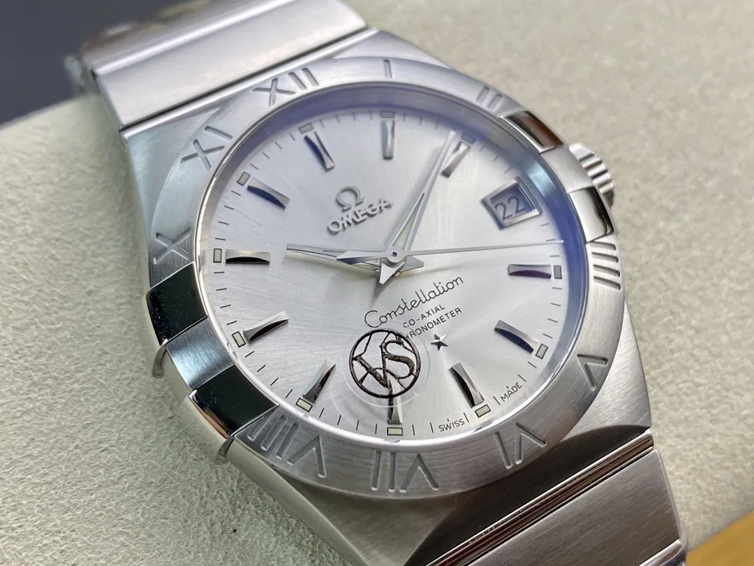 VS Factory Omega Constellation 38mm Steel Silver Dial (123.10.38.21.02.001) 1:1 Super Clone - DD8500 Movement - VS Factory Official photo 5