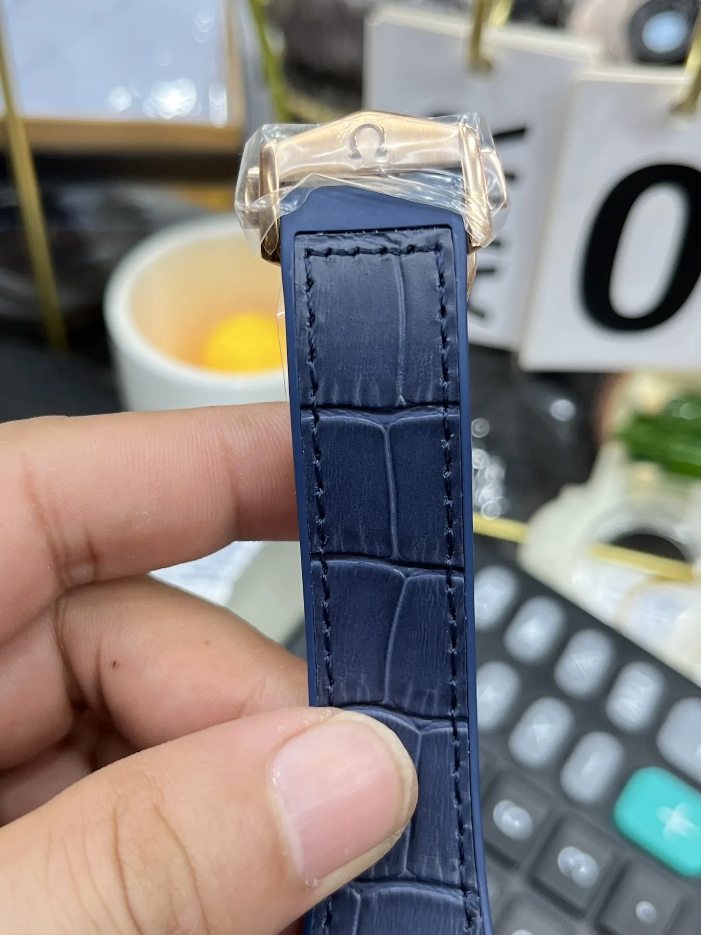 VS Factory Omega Constellation 41mm 18K Sedna Gold Blue Ceramic Bezel (131.63.41.21.03.001) 1:1 Super Clone - DD8900 Movement - VS Factory Official photo 7