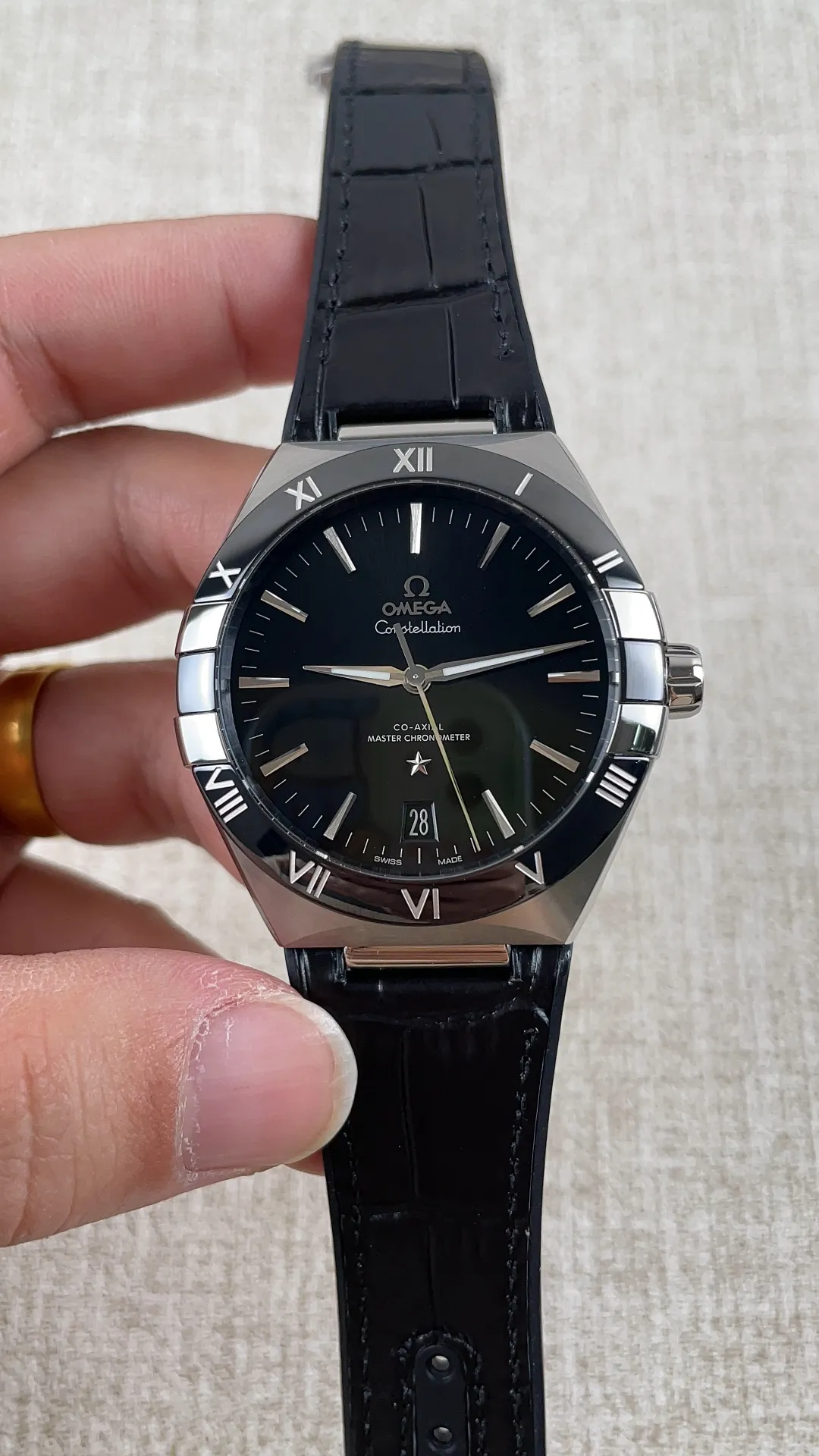 VS Factory Omega Constellation 41mm Steel Black Ceramic Bezel Black Dial (131.33.41.21.01.001) 1:1 Super Clone - DD8900 Movement - VS Factory Official photo 2