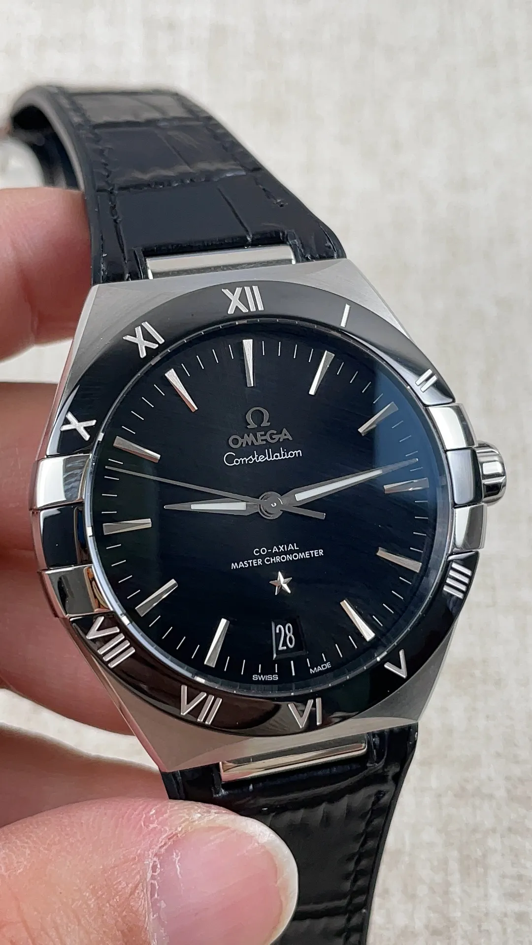 VS Factory Omega Constellation 41mm Steel Black Ceramic Bezel Black Dial (131.33.41.21.01.001) 1:1 Super Clone - DD8900 Movement - VS Factory Official photo 3