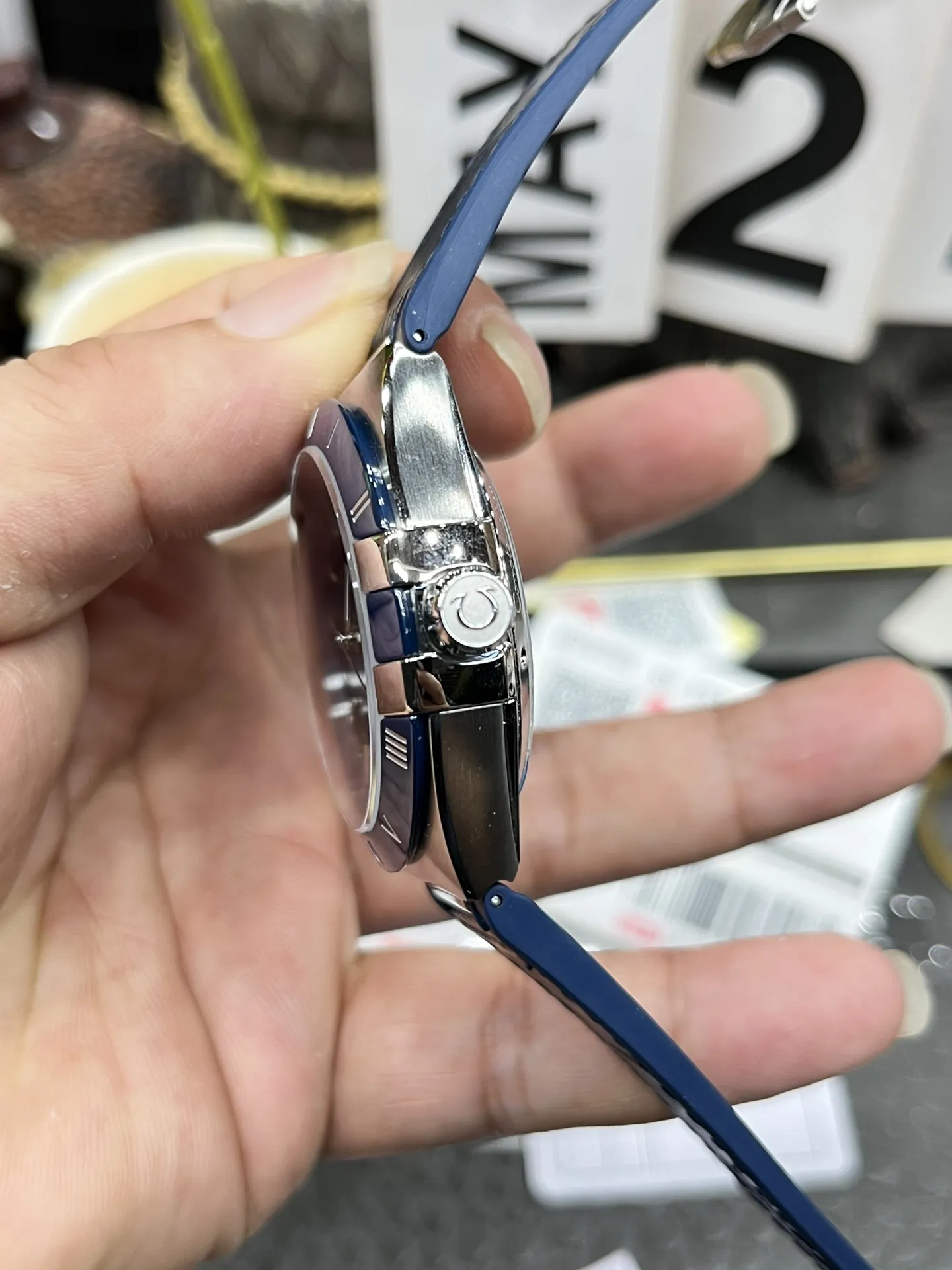 VS Factory Omega Constellation 41mm Steel Blue Ceramic Bezel (131.33.41.21.03.001) 1:1 Super Clone - DD8900 Movement - VS Factory Official photo 9