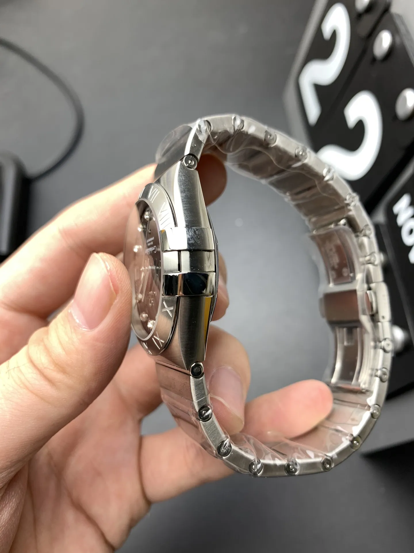 VS Factory Omega Constellation Co-Axial 38mm Black Diamond Dial (123.10.38.21.51.001) 1:1 Super Clone - DD8500 Movement - VS Factory Official photo 4